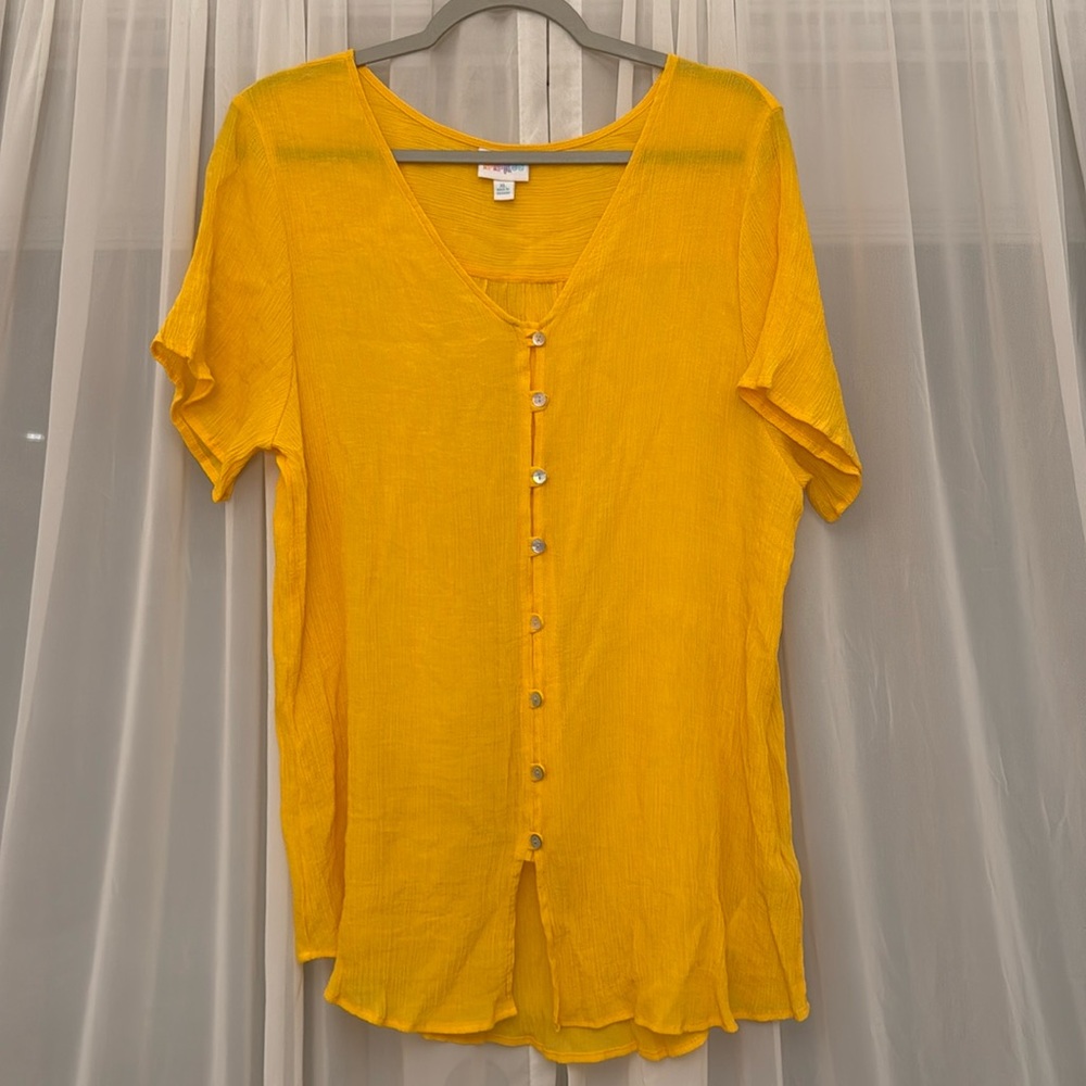Lularoe - Shannah - XL - yellow